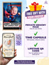 Custom Baby News Poster – Personalized Flying Hero Wall Art
